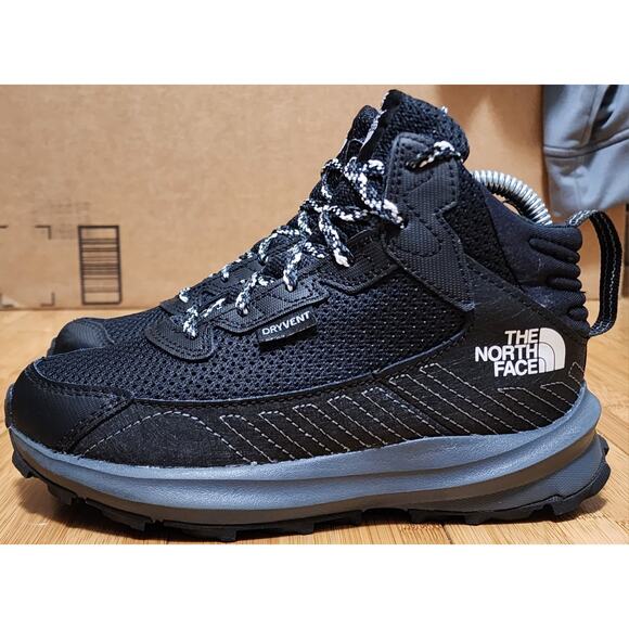 The North Face NF0A7W5V Kids’ Sz 1 Fastpack Hiker Trail Waterproof Boots - Black - Picture 3 of 10